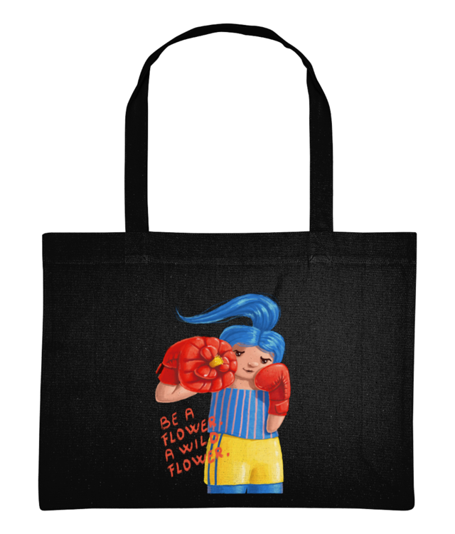 Be a Wildflower Shopping Bag