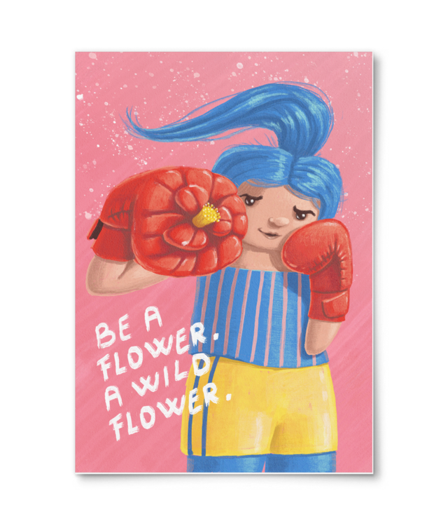 Be a Wildflower  William Turner | A4 Portrait