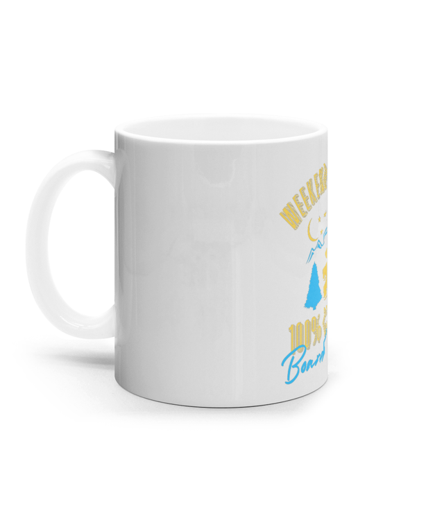 Cană 100% chance of board games Ceramică Albă