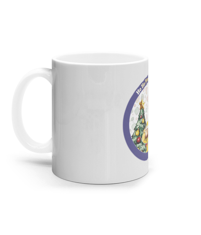 Cană Meeple de Crăciun - Ceramică Albă