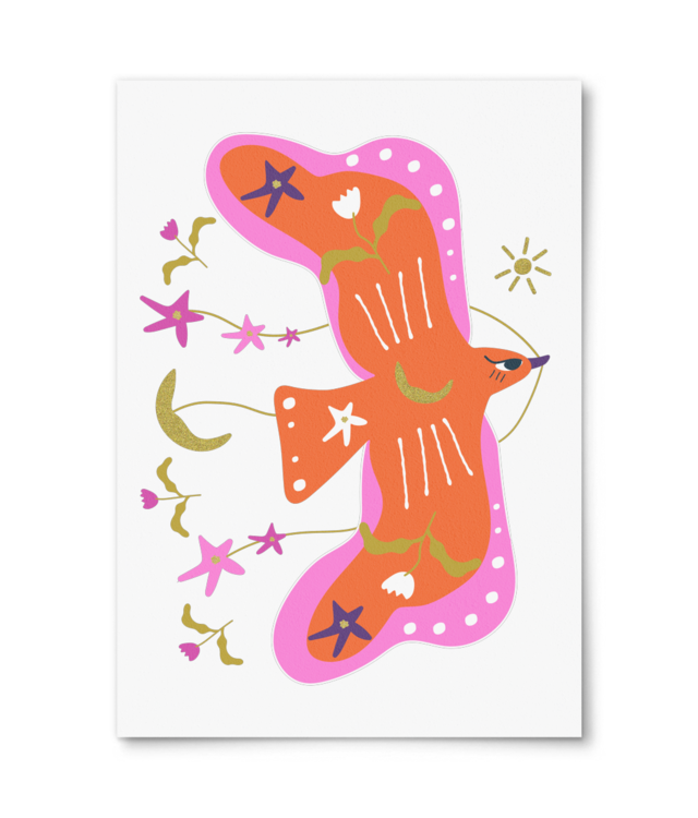 Summer Bird Giclée Fine Art - Portrait | William Turner