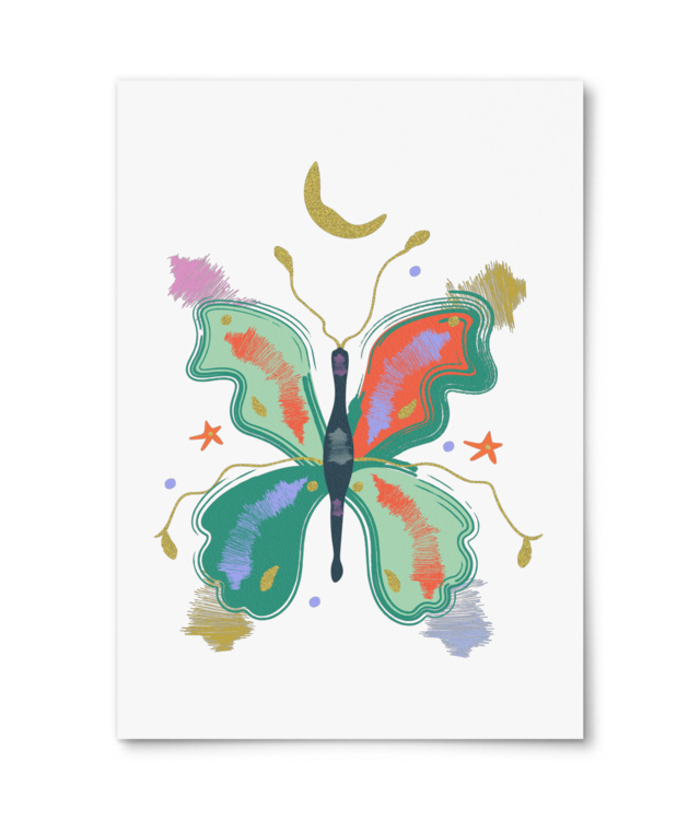 Fluture Fantezie Giclée Fine Art - Portrait | William Turner