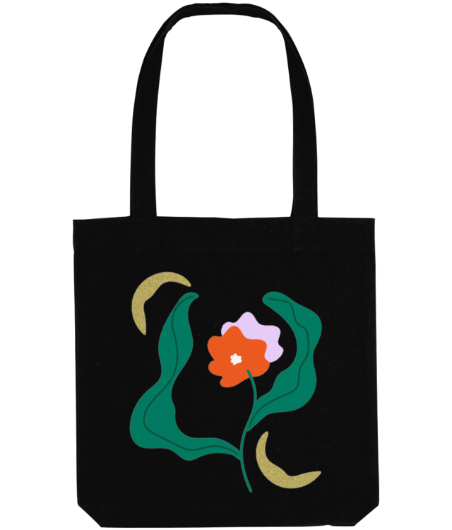 Dancing Flower Tote Bag
