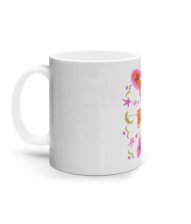 Summer Bird Cana Ceramica Alba