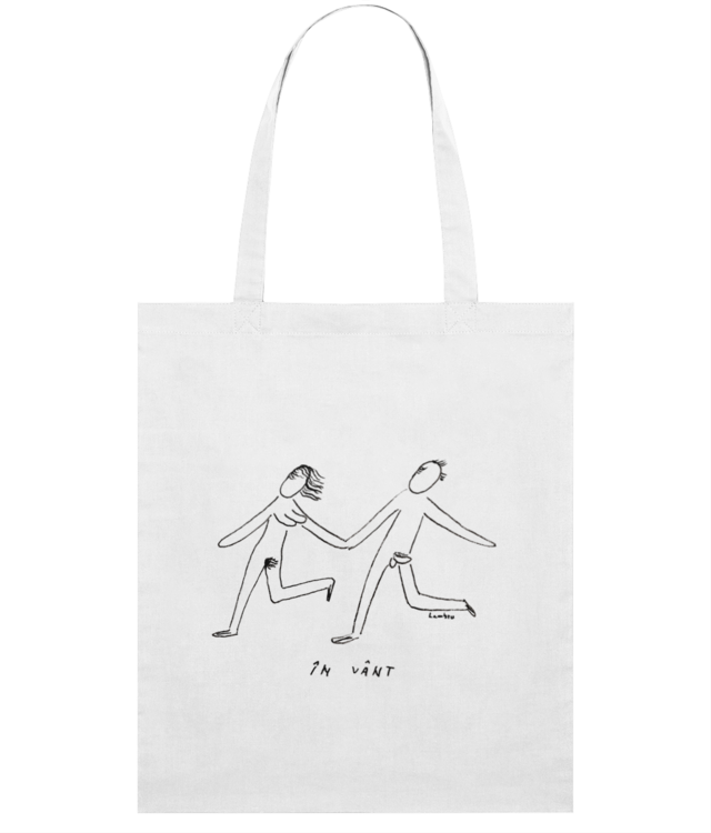 ÎN VÂNT  Sacoșă Subțire Țesută De Bumbac | STAU773