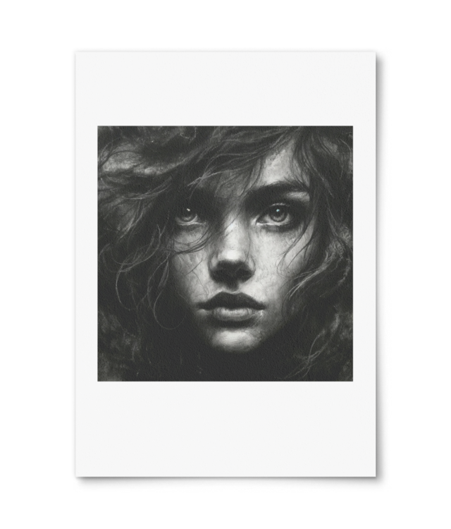 Portret cărbune 2 | Giclée Fine Art - Portrait | William Turner