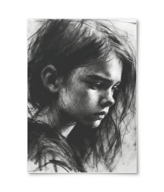 Portret cărbune  3 Giclée Fine Art - Portrait | William Turner