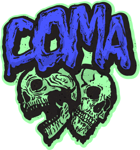 2skulls blue green