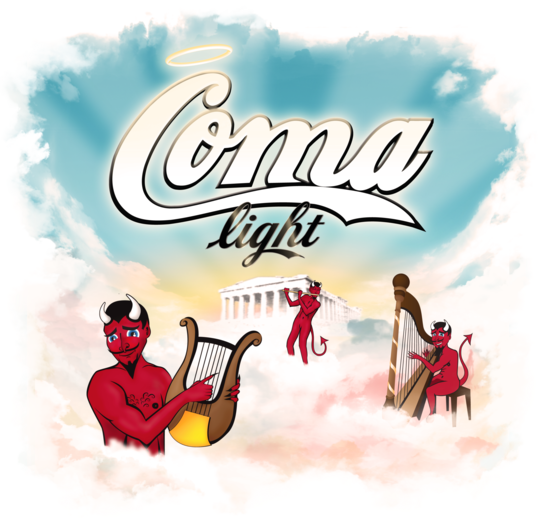 Coma Light on White