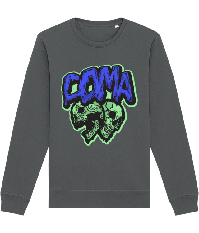 2skulls blue green Roller