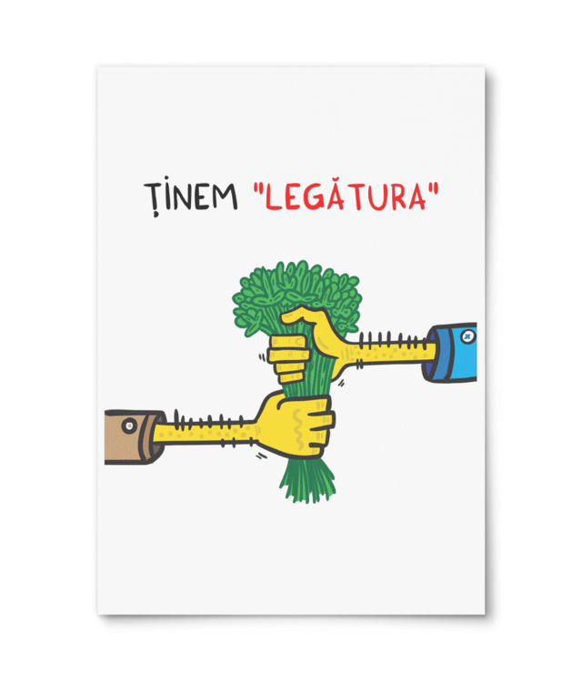 Ținem legătura Poster Premium - Portrait | Photo Matt Fibre 200