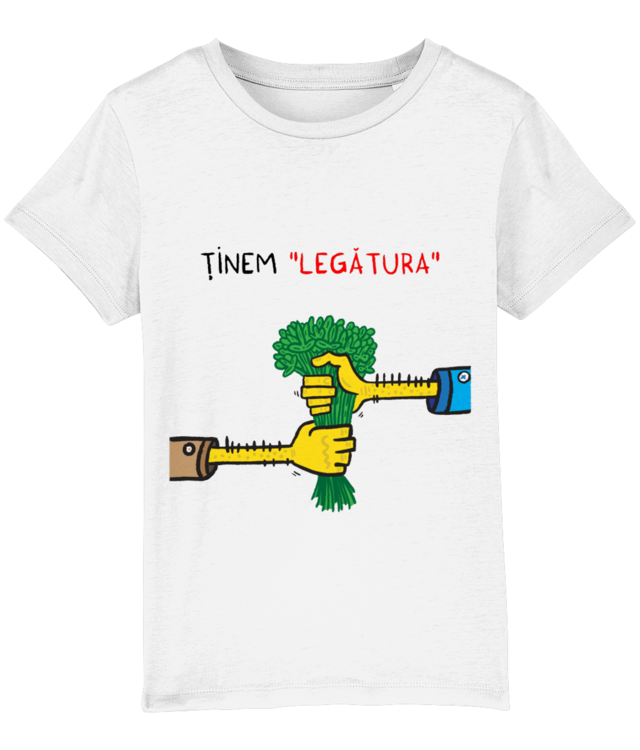 Ținem legătura Tricou De Bumbac Premium | Mini Creator 2.0
