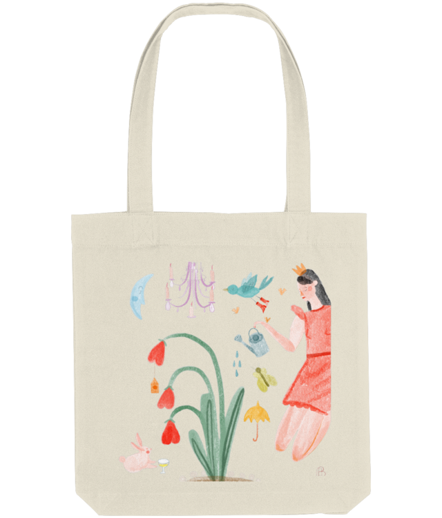 Watering Spring Tote Bag