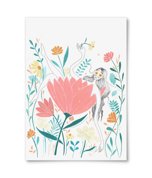 Printre flori Giclée Fine Art - Portrait | William Turner