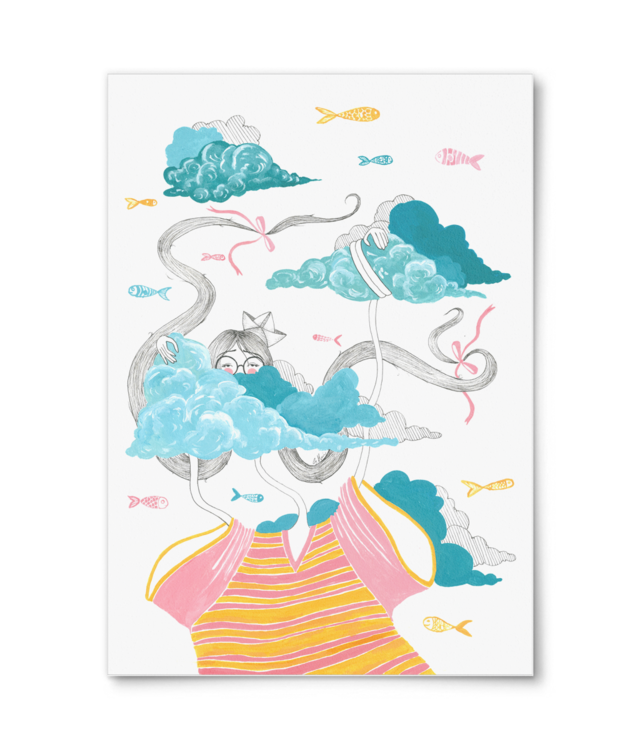 Ascunsa printre nori Giclée Fine Art - Portrait | William Turner