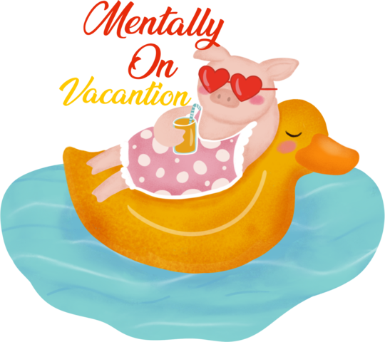 mentally on vacantion