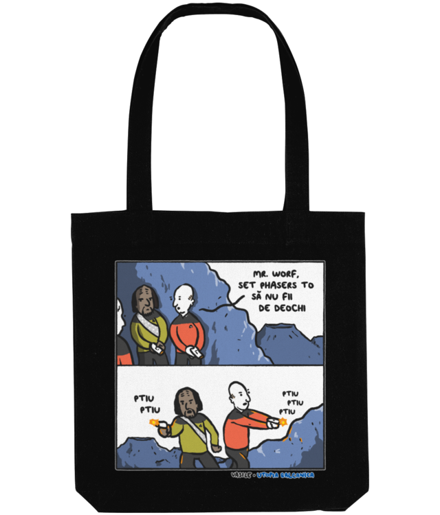 Phasers To Ptiu Ptiu Tote Bag