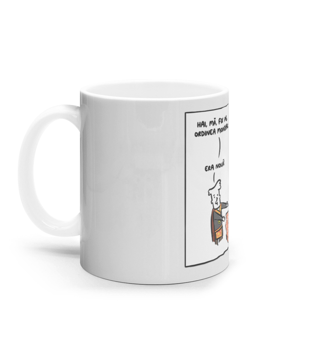 Noua Ordine Mondială - Cană Albă