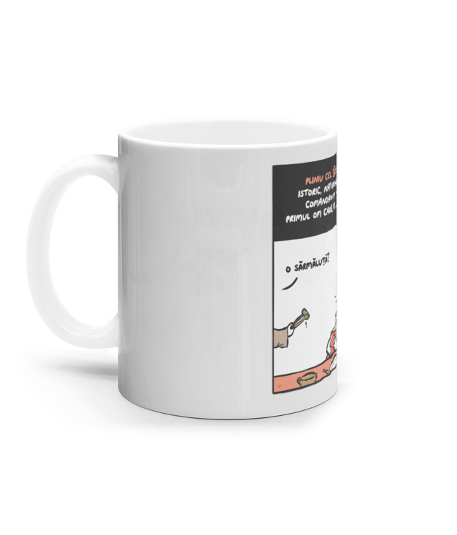 Nu Mulţumesc Sunt Pliniu Cana Ceramica Alba