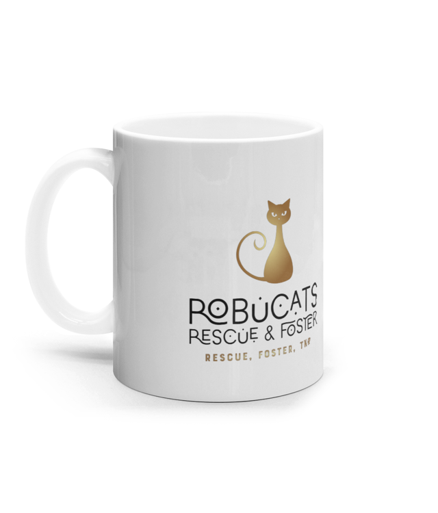 Robucats Rescue & Foster Cana Ceramica Alba
