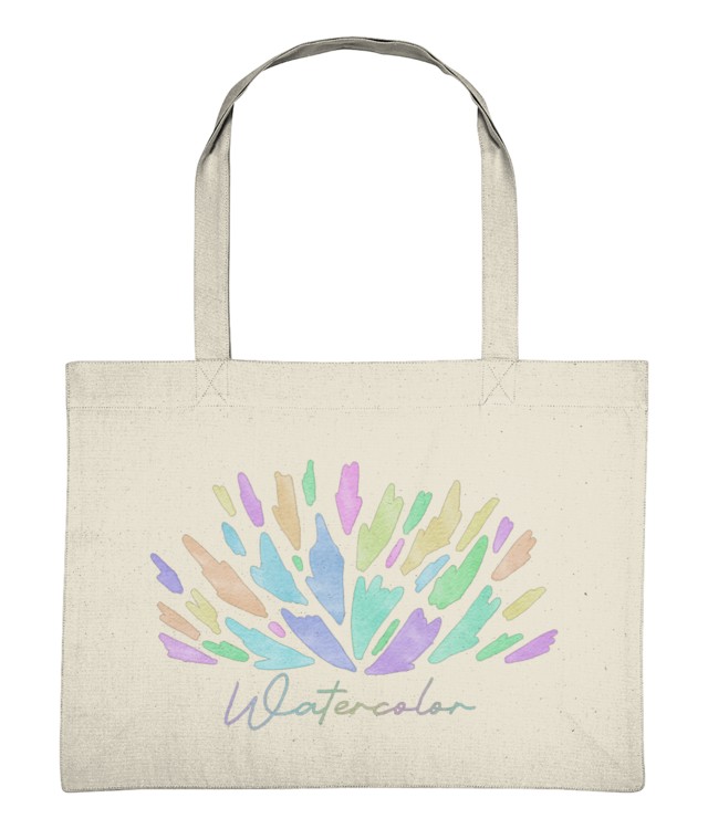Watercolor Shopping Bag