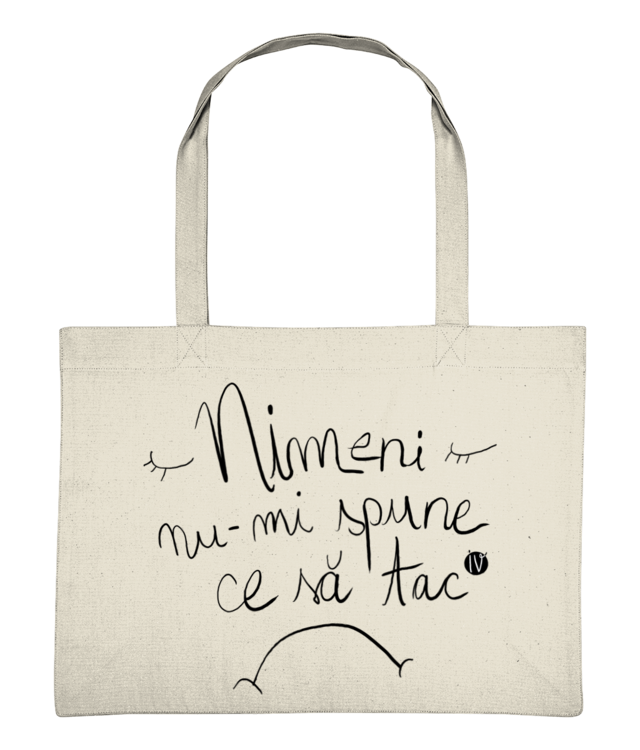 Cum să tac - Alb Shopping Bag