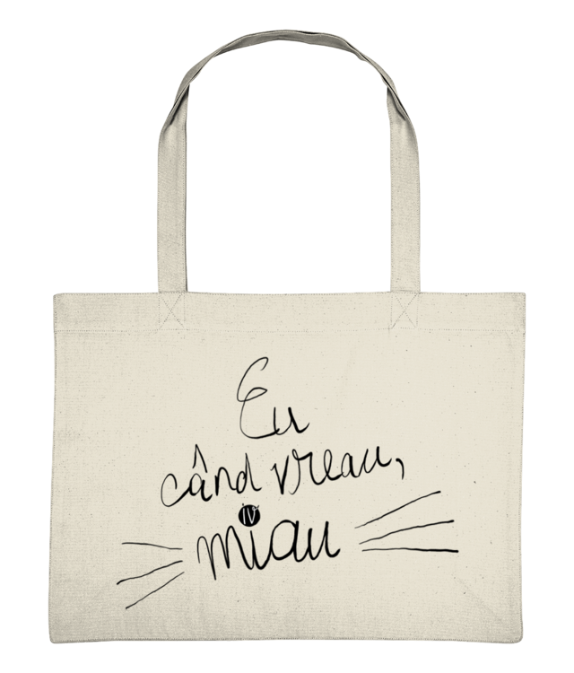 Miau - Alb Shopping Bag