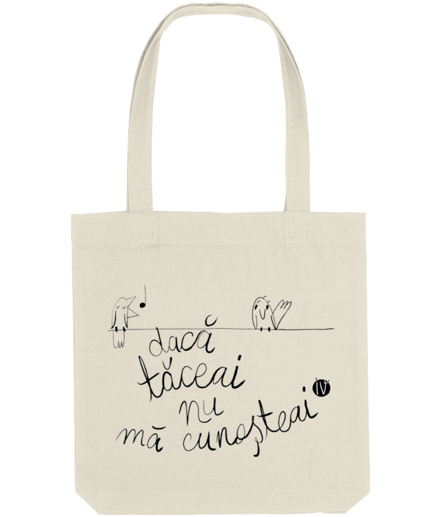 Dacă tăceai - Alb Tote Bag