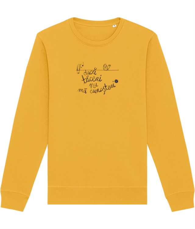 Dacă tăceai - Alb Bluză Unisex Essential | Roller