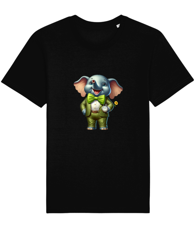 Happy Elephant Tricou Unisex de Bumbac Essential | Rocker