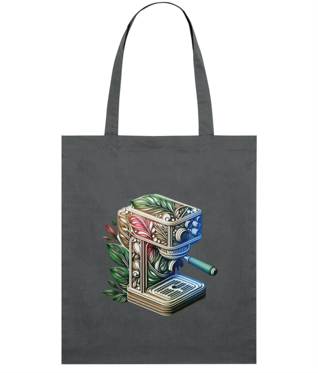 Botanical Coffee Machine Sacoșă Subțire Țesută De Bumbac | STAU773