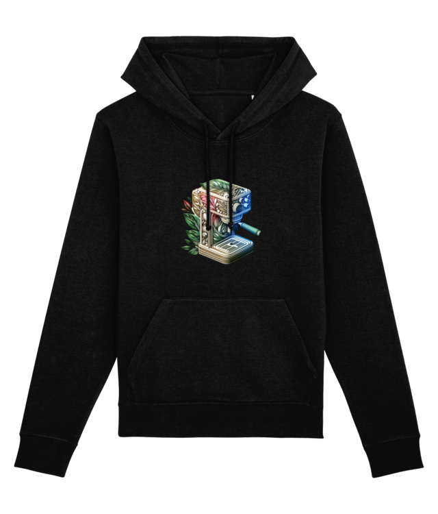 Botanical Coffee Machine Hanorac Unisex Essential | Drummer 2.0