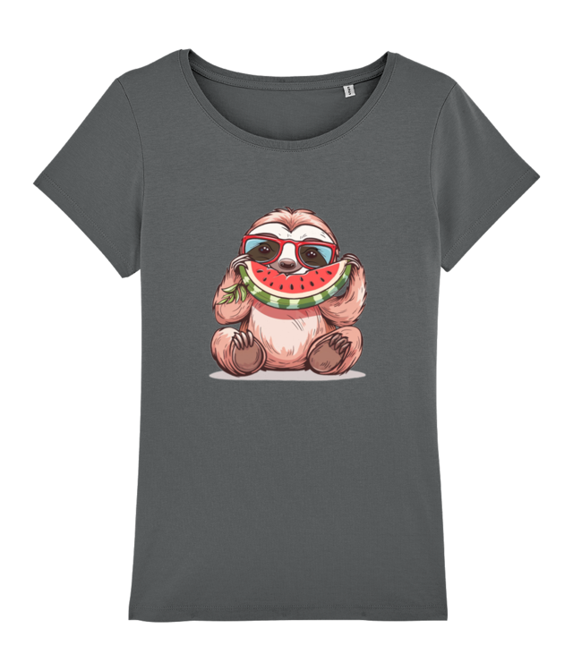 Summer Time Sloth Tricou Femei De Bumbac Premium | Muser