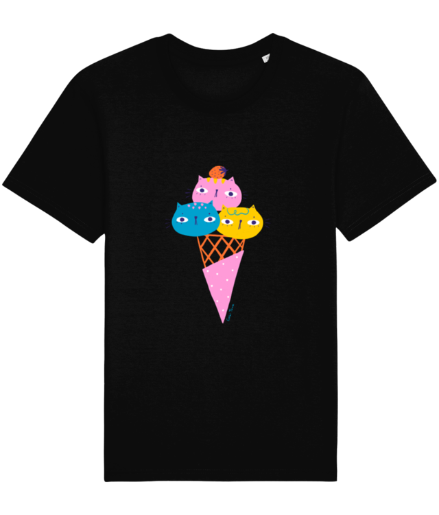 Icecream cats Tricou Unisex de Bumbac Essential | Rocker