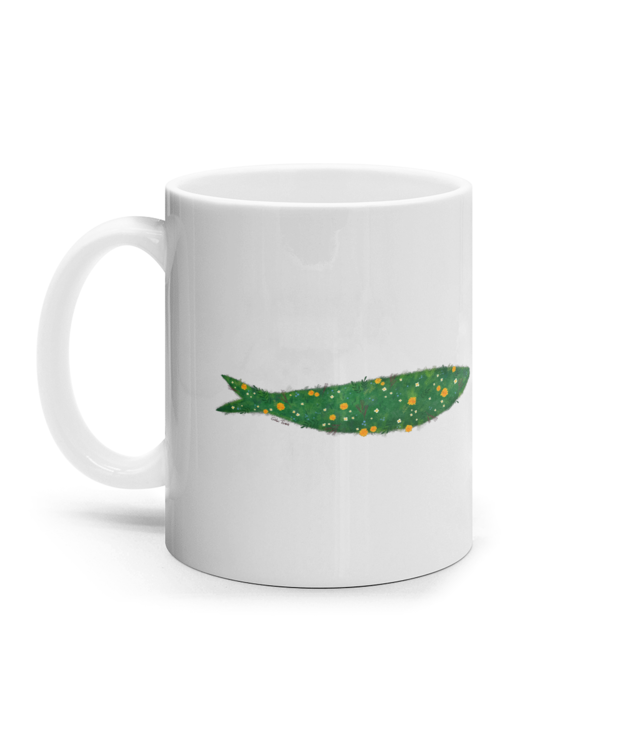 Green Grass Sardine Cana Ceramica Alba
