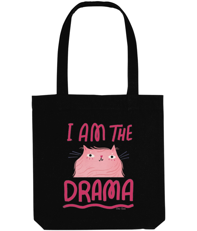 I am the drama Sacoșă Țesută De Bumbac Organic | STAU760