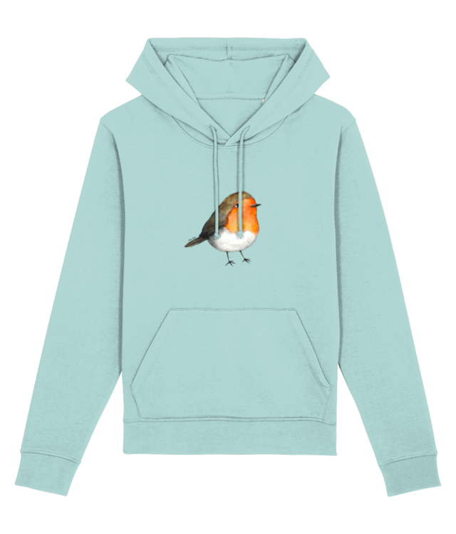 Cute watercolour robin bird Hanorac Unisex Essential | Drummer 2.0