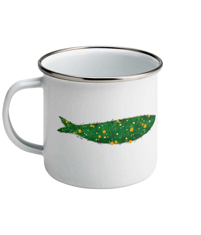 Green Grass Sardine Cana Emailata