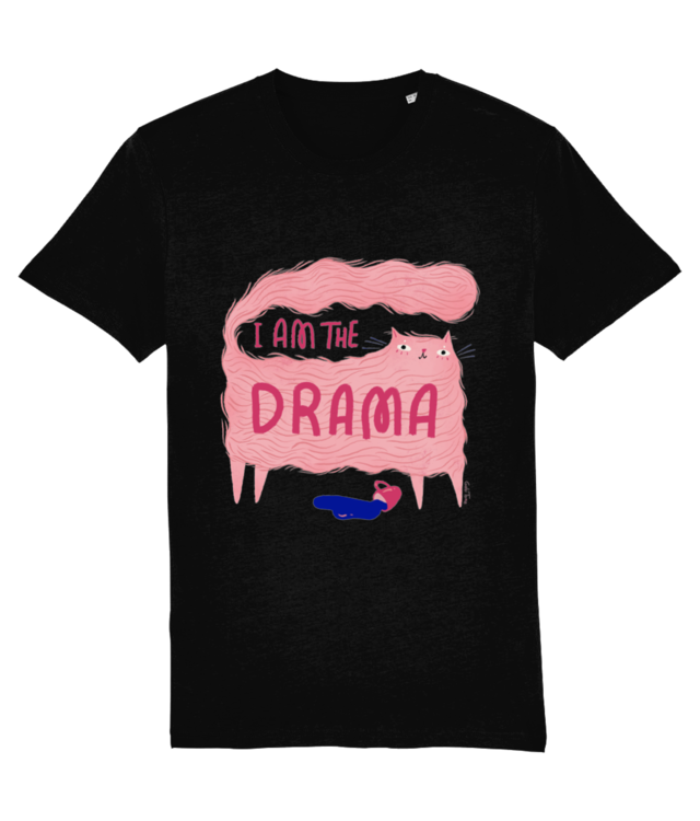 I am the drama - pisica roz pocket Crafter