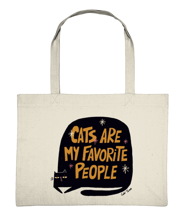 Cats are my favorite people Sacoșă De Cumpărături | STAU762