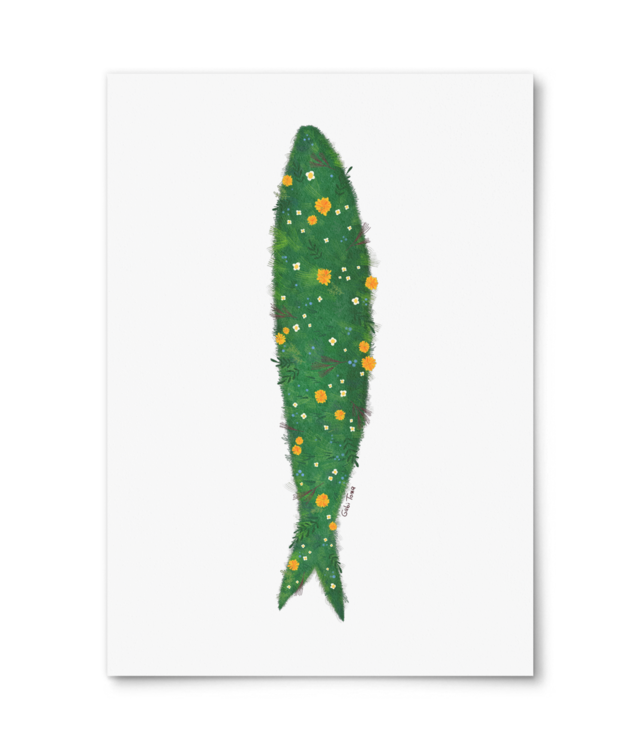 Green Grass Sardine Photo Matt Fibre 200 | A4 Portrait