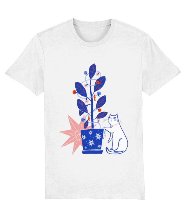 Ficus impodobit cu pisica si stea de Craciun Creator 2.0 STTU169