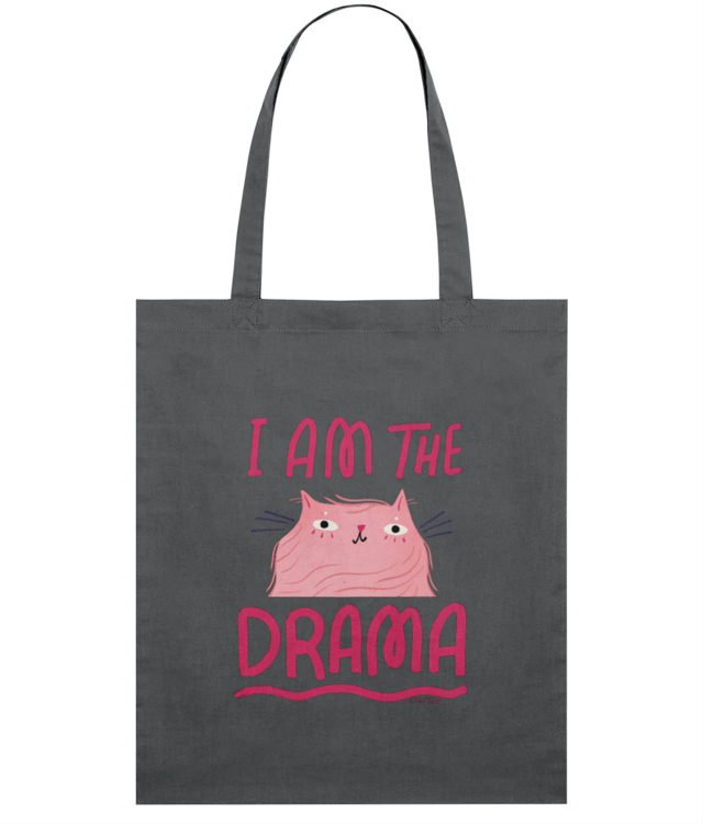 I am the drama Sacoșă Subțire Țesută De Bumbac | STAU773