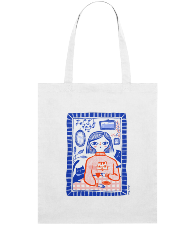 Catlady Light Tote Bag