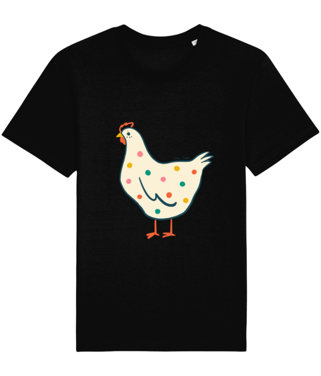 Gaina cu buline Tricou Unisex de Bumbac Essential | Rocker