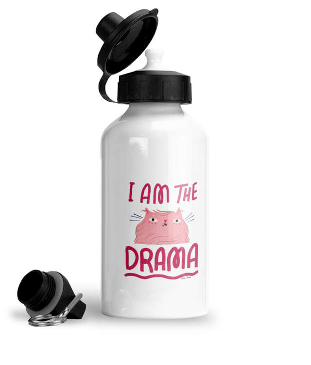 I am the drama Bidon Sport Din Aluminiu Cu Carabina