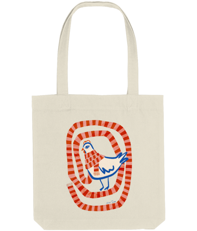 Gaina cu fular Tote Bag