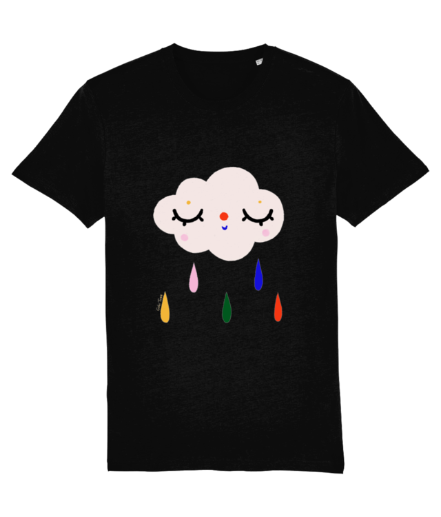 Norisor cu picaturi colorate de ploaie Tricou Unisex De Bumbac Premium | Creator 2.0