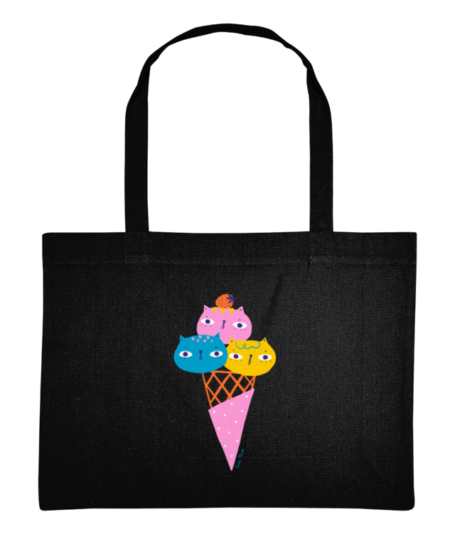 Icecream cats Sacoșă De Cumpărături | STAU762