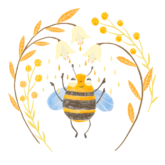 Flowers and a Bee, a Bee and Reverie